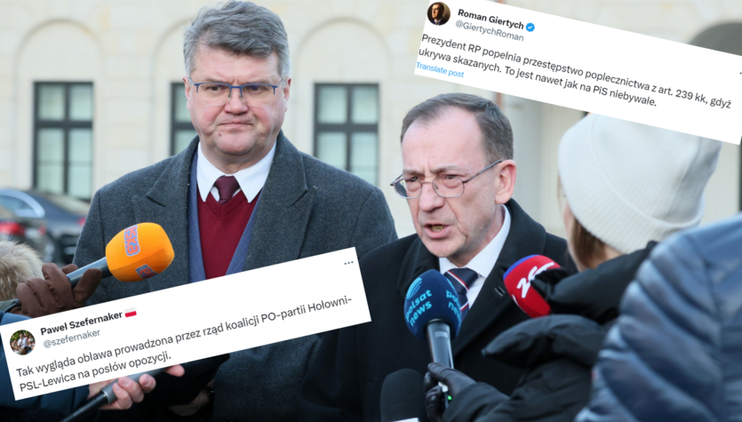  Skazani politycy PiS w Pałacu Prezydenckim. Fala komentarzy w sieci