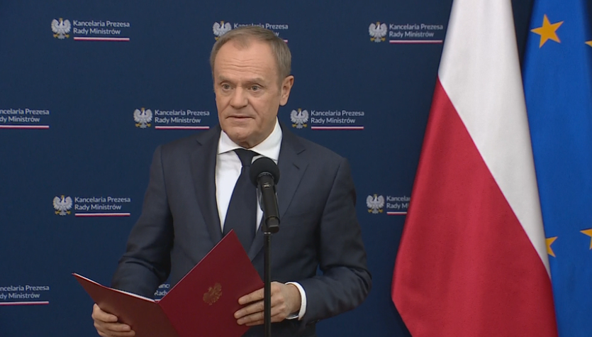  Wąsik i Kamiński w Pałacu Prezydenckim. Donald Tusk zacytował Kodeks karny