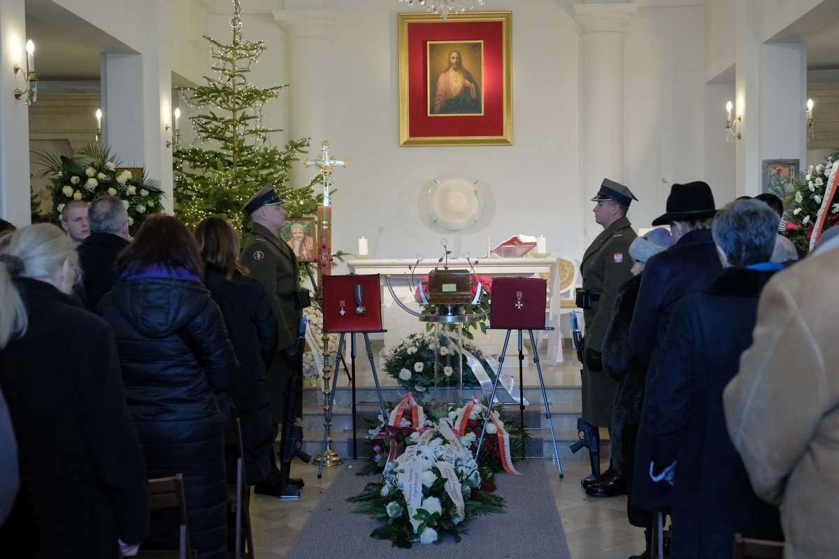 Pogrzeb Izabelli Cywińskiej.