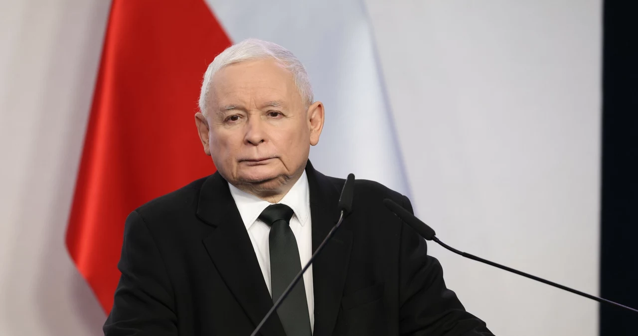 Prezes PiS Jarosław Kaczyński