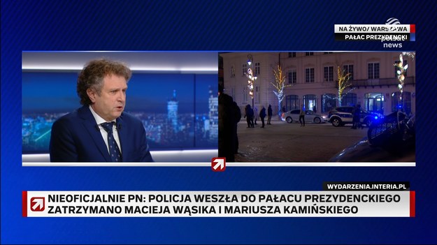 - Przewiduję, że prezydent Andrzej Duda ułaskawi tych panów ponownie - powiedział Jacek Karnowski, komentując w "Gościu Wydarzeń" zatrzymanie Macieja Wąsika i Mariusza Kamińskiego.