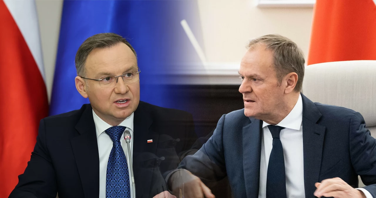 Prezydent Andrzej Duda i premier Donald Tusk