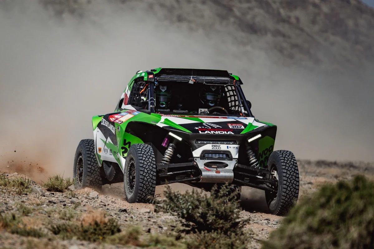 Za nami piąty etap Rajdu Dakar, który prowadził z Al-Hofuf do Shubaytah. Lider klasyfikacji Challenger Eryk Goczał z Energylandia Rally Teamu wykręcił na dzisiejszym etapie 3. czas i dzięki temu powiększył przewagę w klasyfikacji generalnej najtrudniejszego rajdu świata. Straty po problemach na wczorajszym etapie odrabia załoga Michał Goczał i Szymon Gospodarczyk.