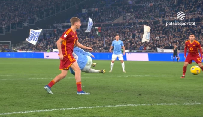 Puchar Włoch: Lazio - Roma 1-0. Skrót meczu. WIDEO