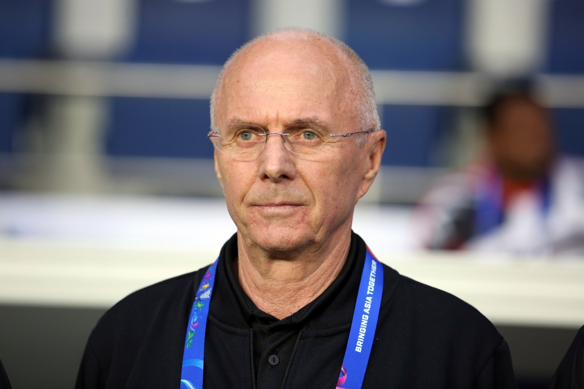 Sven Goran Eriksson walczy z rakiem. 