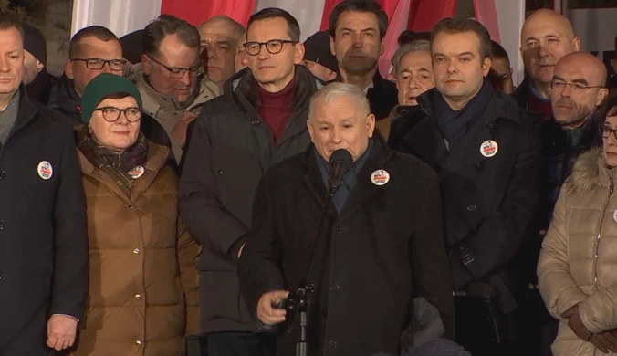 "To jest groza". Kaczyński ostrzega przed "planem zniszczenia Polski"