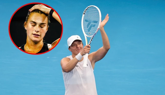 Aryna Sabalenka na kolanach. Iga Świątek z gigantyczną przewagą