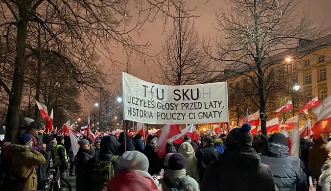 Byliśmy na "Proteście Wolnych Polaków". Co mówili demonstranci?