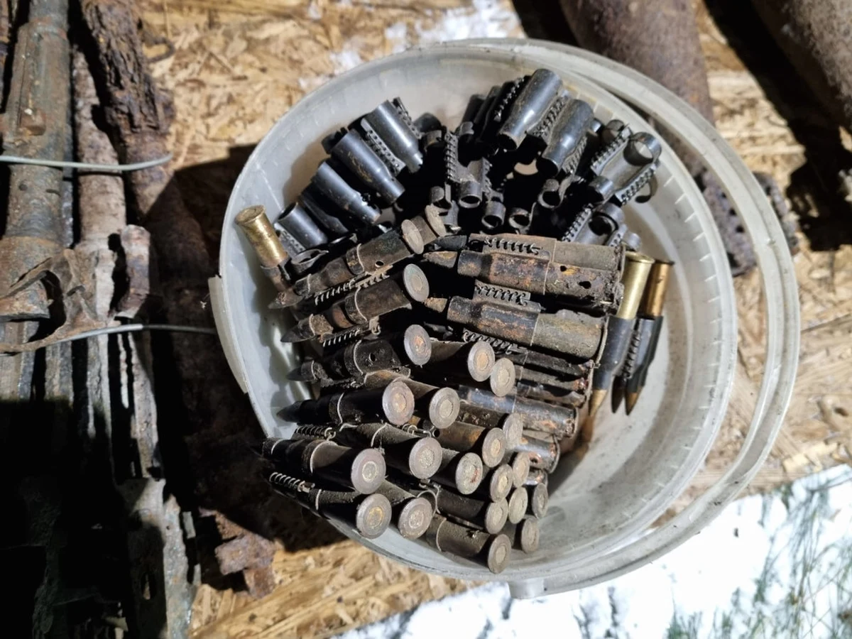 Policjanci znaleźli nielegalny arsenał z czasów II wojny światowej. Na jednej z posesji na terenie Otwocka ( Mazowieckie ) odkryli  m.in. karabiny, naboje artyleryjskie, granaty, przeciwpancerny pocisk artyleryjski oraz 2,5 kg materiałów wybuchowych. 