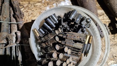 Karabiny, granaty i pociski. Odkryto nielegalny arsenał broni z czasów II wojny światowej