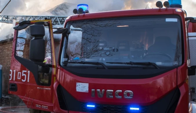 Pożar w domu seniora pod Warszawą. Wielu ewakuowanych
