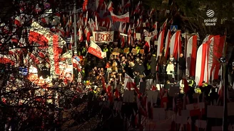 "Wydarzenia": Marsz przez Warszawę. PiS zorganizował "Protest Wolnych Polaków"