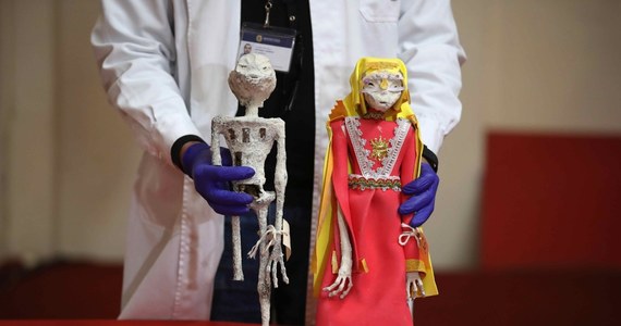 Dwie tajemnicze figurki znalezione jesienią na lotnisku w stolicy Peru, Limie, i określane przez niektórych jako "mumie kosmitów", mają całkowicie ziemskie pochodzenie: są zrobione prawdopodobnie z kości zwierząt i ludzi – ocenili peruwiańscy naukowcy. 