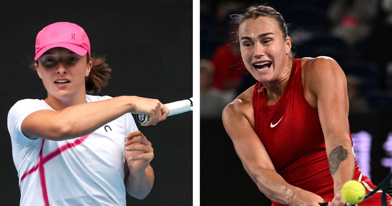 Iga Świątek i Aryna Sabalenka