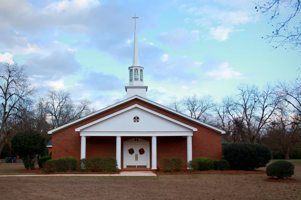 Maranatha Baptist Church w Plains, Georgia, w którym przez lata J.Carter aktywnie uczestniczył w szkółce niedzielnej