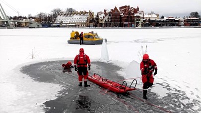 Ratownicy MOPR przypominają, że nie ma bezpiecznego lodu