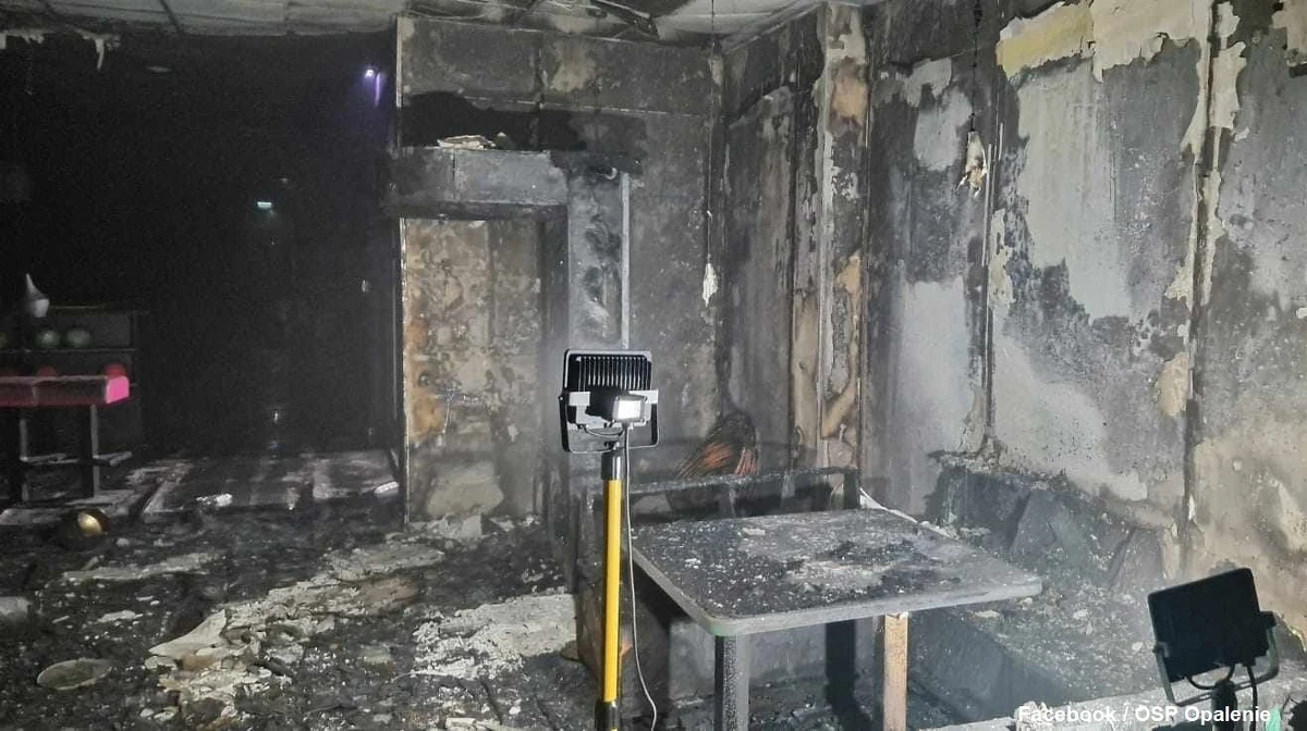 Na Pomorzu niemal doszczętnie spłonęła kręgielnia. Na szczęście nie było osób poszkodowanych.