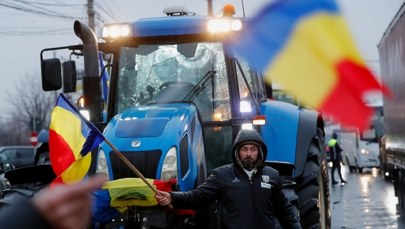 Rumunia: Zamiast wielkiego protestu jeden traktor na lawecie