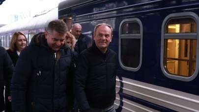 Donald Tusk jest w Kijowie. Spotkał się z Zełenskim