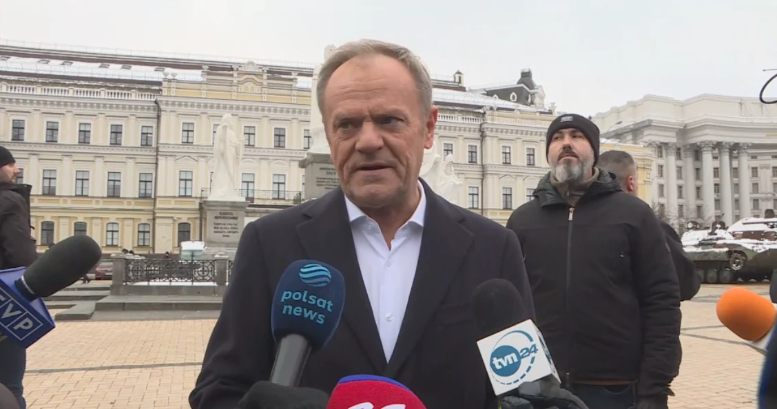 Donald Tusk w Kijowie