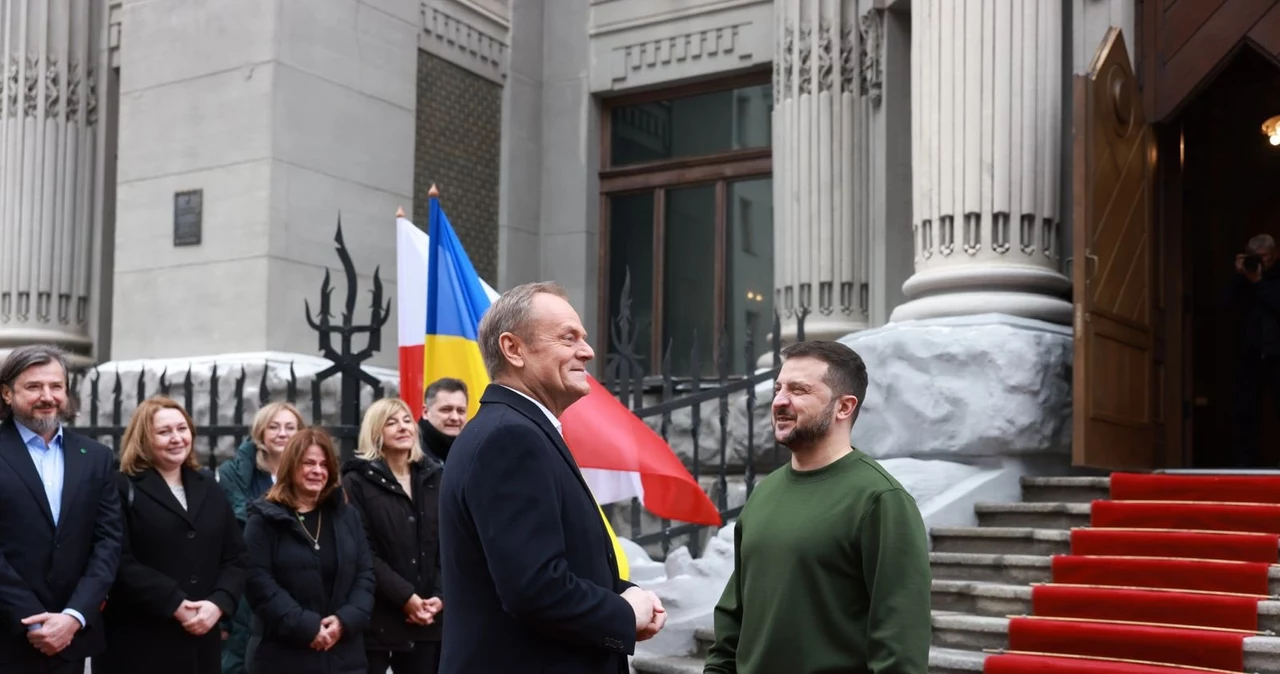 Premier Donald Tusk w Kijowie