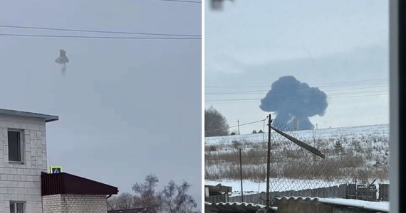 Rosyjski samolot transportowy Ił-76 rozbił się w obwodzie biełgorodzkim w Rosji. Na pokładzie - jak informuje agencja TASS, powołując się na ministerstwo obrony Rosji - były 74 osoby, w tym "65 wziętych do niewoli żołnierzy Sił Zbrojnych Ukrainy". Źródła Ukrainskiej Prawdy w Sztabie Generalnym Sił Zbrojnych Ukrainy przekazały natomiast, że samolot transportował pociski rakietowe S-300. Gubernator obwodu biełgorodzkiego Wiaczesław Gładkow poinformował, że wszyscy, którzy byli na pokładzie, zginęli. 