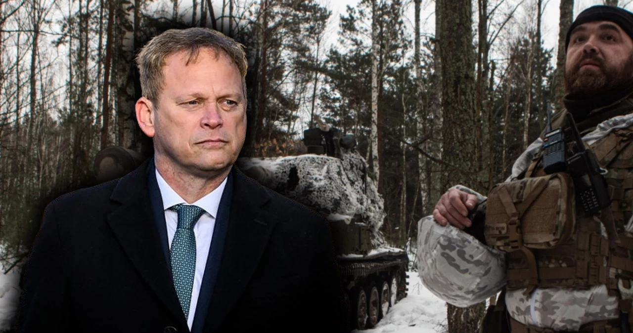 Minister obrony Wielkiej Brytanii Grant Shapps