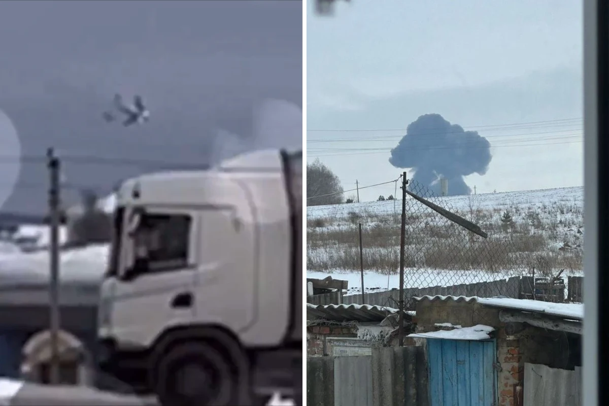 "Obecnie Ukraina nie posiada wiarygodnych i pełnych informacji o tym, kto dokładnie i w jakiej liczbie znajdował się na pokładzie samolotu Ił-76, który rzekomo przewoził ukraińskich jeńców" -  podał ukraiński wywiad wojskowy. Jednocześnie w pierwszym oficjalnym komunikacie sztab generalny ukraińskiej armii zadeklarował, że w związku ze wzrostem częstotliwości rosyjskich ostrzałów w obwodzie charkowskim strona ukraińska będzie atakować cele wroga, w tym samoloty, także w rosyjskim obwodzie biełgorodzkim. Kilka godzin wcześniej rozbiła się tam rosyjska maszyna.