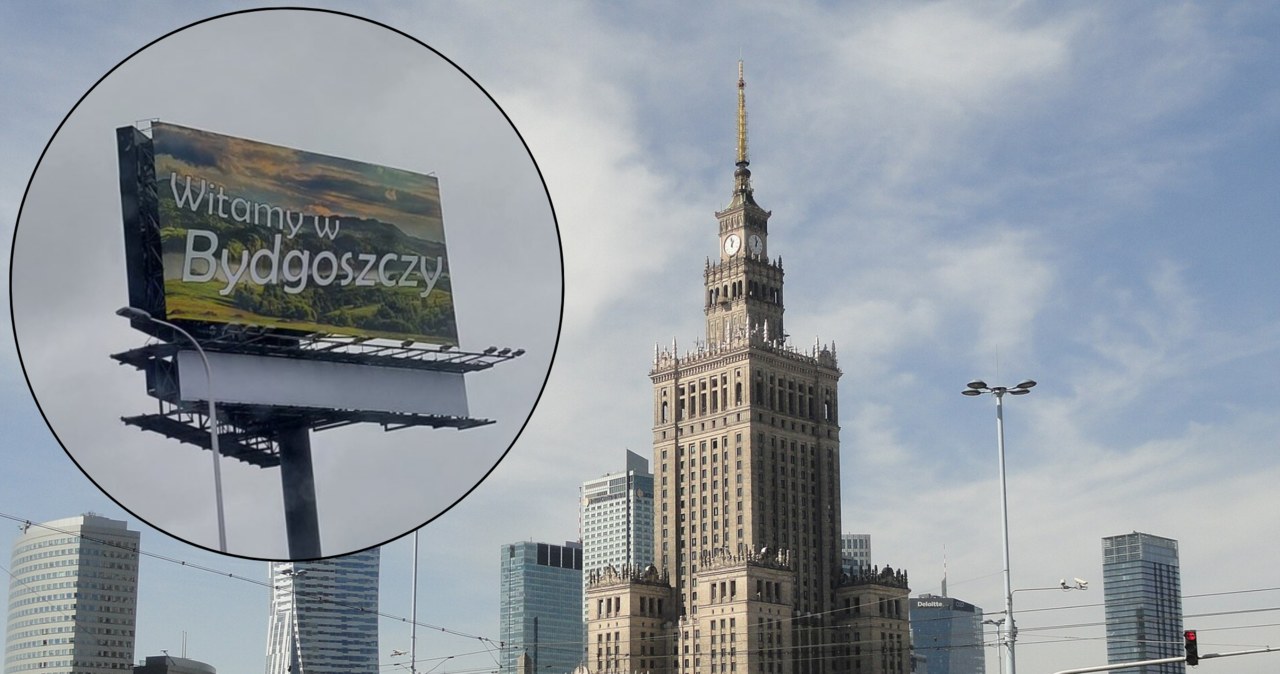 Billboardy przy polskich drogach to standard, wiele z nich już nie raz budziło zdumienie. Do zbioru wyjątkowo zaskakujących tablic dołącza ta postawiona przy wjeździe do Warszawy. Od południowo-zachodniej strony stanął bowiem billboard z napisem "Witamy w Bydgoszczy". O co tu chodzi?