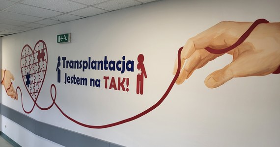 Mural promujący dawstwo organów odsłonięto dziś - w przeddzień Ogólnopolskiego Dnia Transplantacji - w Szpitalu Wojewódzkim w Poznaniu. Dzieło znajduje się w korytarzu Szpitalnego Oddziału Ratunkowego. 
