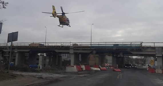 Śmiertelny wypadek na budowie drogi S3 w Wolinie w Zachodniopomorskiem. Jednego z pracowników przygniotła betonowa płyta.