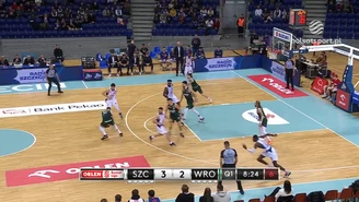 King Szczecin - Śląsk Wrocław 89:84. Skrót meczu. WIDEO