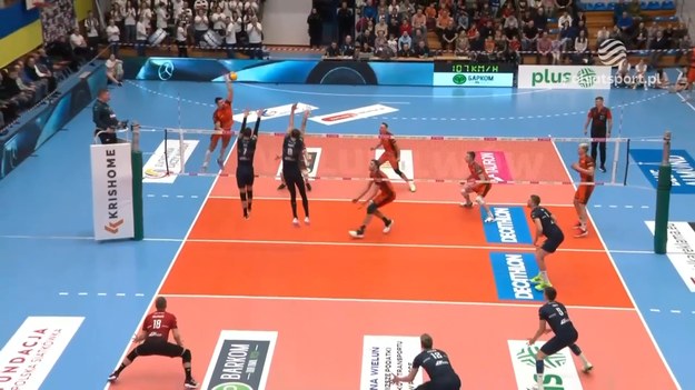 Fragmenty meczu Barkom Każany Lwów – Projekt Warszawa 0:3 (17:25, 13:25, 19:25) - siatkówka, PlusLiga 2024, 19. kolejka.

