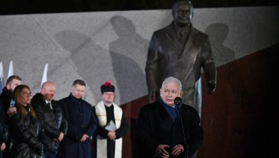 Incydent na odsłonięciu pomnika Lecha Kaczyńskiego. Doszło do szarpaniny 