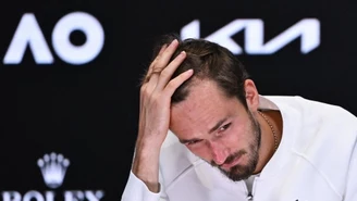 Miedwiediew nie wytrzymał po porażce na Australian Open. Emocje puściły. "Przepraszam"