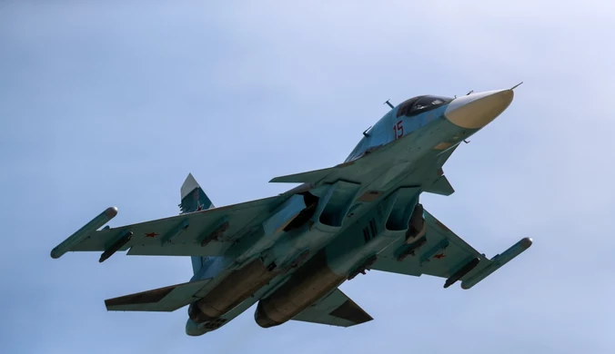 Atak na dumę rosyjskiego lotnictwa. Bombowiec Su-34 strącony