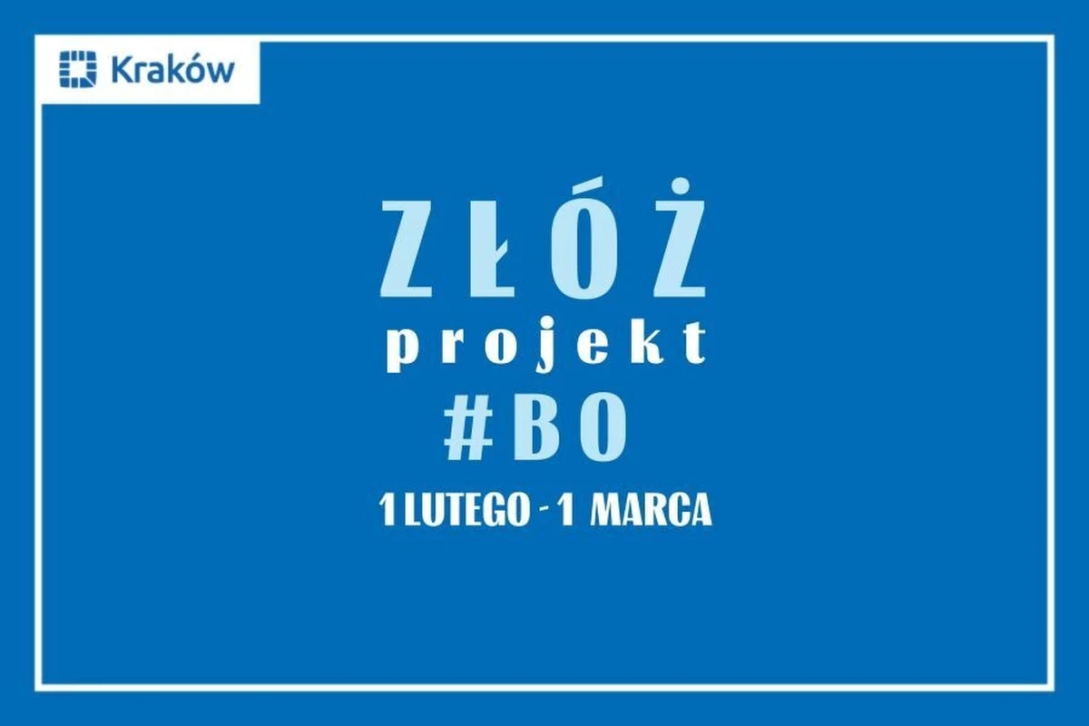 46 milionów złotych mają do dyspozycji mieszkańcy Krakowa w ramach tegorocznego budżetu obywatelskiego. Przyjmowanie wniosków potrwa od 1 lutego do 1 marca.   