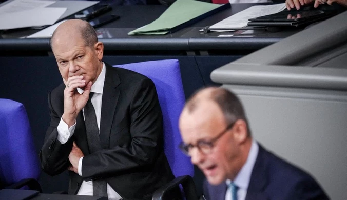 Emocje w niemieckim parlamencie. Scholz starł się z liderem opozycji 