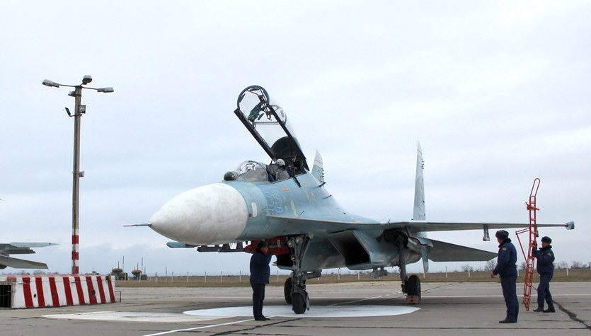 Ukraina uderzyła w wojskowe lotnisko. "Oczyszczanie Krymu"