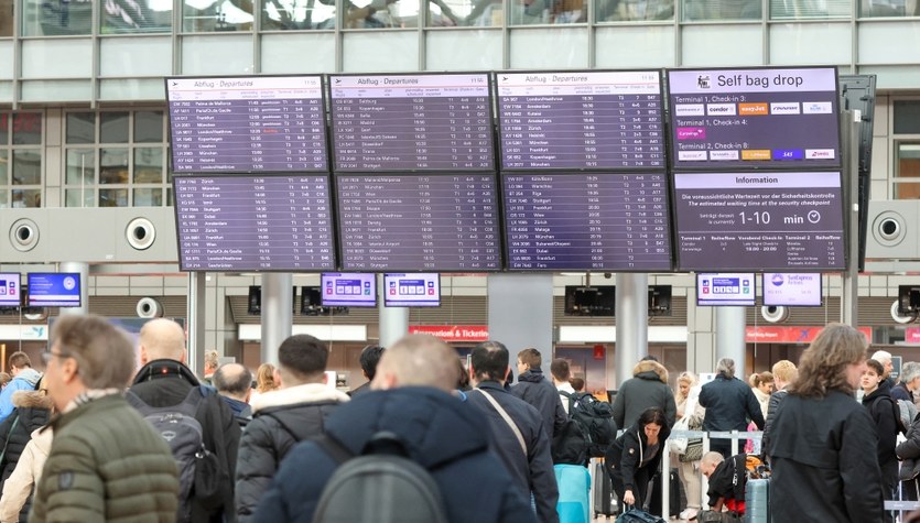 Strike at airports in Germany.  Nearly a thousand trips will not take place