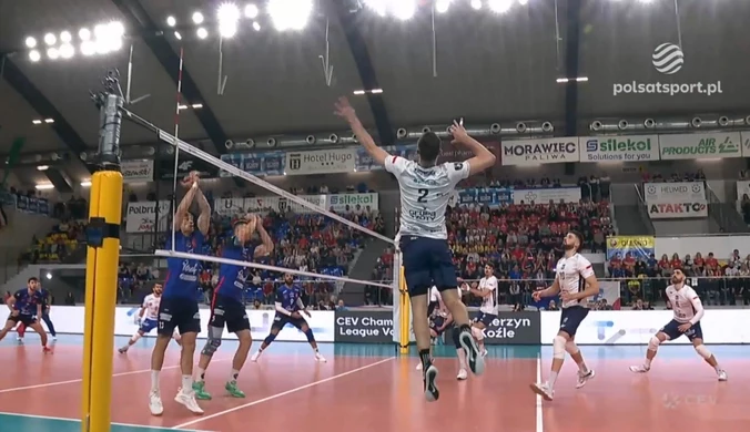 Łukasz Kaczmarek - najlepsze akcje MVP meczu Grupa Azoty ZAKSA Kędzierzyn-Koźle – Halkbank Ankara. WIDEO