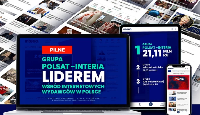 Grupa Polsat-Interia numerem jeden w Polsce. Pierwszy raz w historii