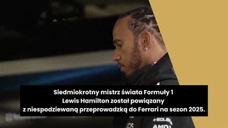 Hamilton dokona szokującego przeniesienia do Ferrari na rok 2025? WIDEO