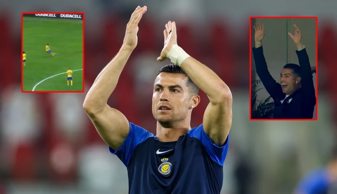 Mamma Mia, co za gol! Niesamowite, Cristiano Ronaldo aż wyskoczył z fotela