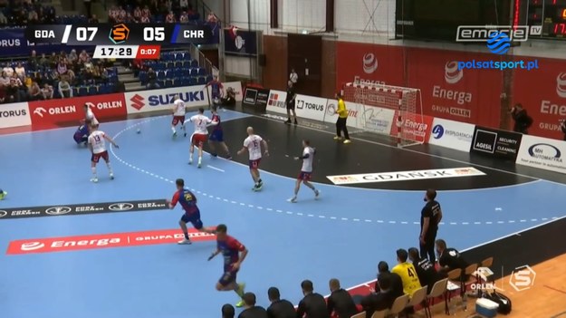 Skrót meczu 18. kolejki ORLEN Superligi Energa Wybrzeże Gdańsk - KGHM Chrobry Głogów 21:27 (11:13).

