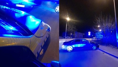 Kierowca audi uciekał przed policją, bo chciał się poczuć jak w grze komputerowej 