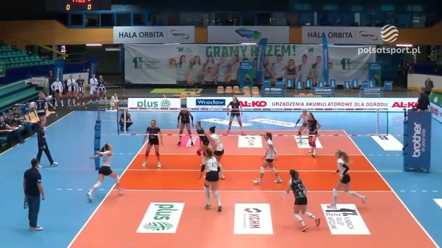 Fragmenty meczu KGHM #VolleyWrocław – Grupa Azoty Chemik Police 0:3 (23:25, 16:25, 14:25) - siatkówka, Tauron Liga 2024, 18. kolejka.