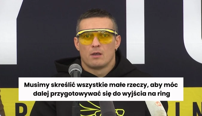 Usyk o tym jak zareagował na wieść o kontuzji Tysona Fury'ego