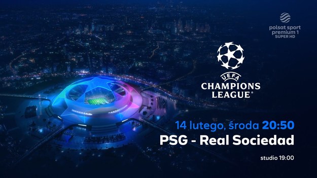 Zapowiedź transmisji meczu 1/8 finału Ligi Mistrzów PSG - Real Sociedad.

Pełne prawa do transmisji Ligi Mistrzów w sezonie 2023/24 w Polsce posiada Grupa Polsat, która pokazuje rozgrywki od sezonu 2018/2019. Transmisje Ligi Mistrzów można oglądać w tv na kanałach Polsat Sport Premium. Mecze Ligi Mistrzów można obejrzeć również online live stream na  Polsat BOX Go   Oglądaj wygodnie gdziekolwiek chcesz: na komputerze, na tablecie, na smartfonie, na Smart TV. Relacje i wyniki meczów na  sport.interia.pl 
W tekście zawarto link serwisu partnerskiego
