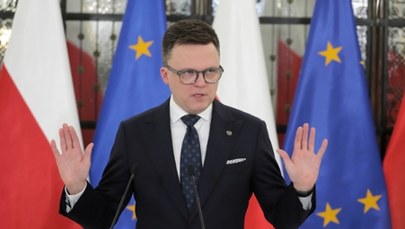 Hołownia ostro o "idiotycznej wypowiedzi" Kaczyńskiego